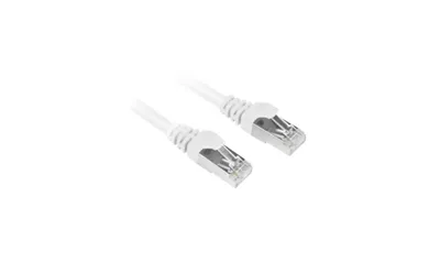Produktbild von Patchkabel RJ45 Cat.6 SFTP (weiß, 25 cm)