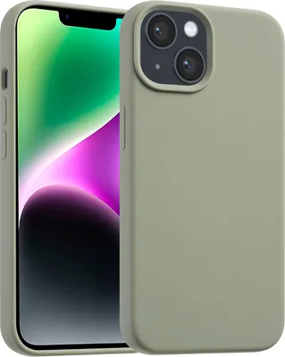 Image de Accezz Liquid Silicone Backcover avec MagSafe pour Apple iPhone 14 / 13 - Cooper Green