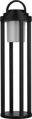 Produktbild von LED AKKU Laterne Rund 160lm Aluminium IP65 50cm schwarz, (KE08)