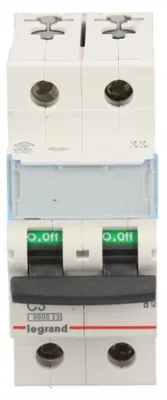 Imagen del producto de Legrand TX3, interruptor automático en miniatura, tipo C, grado de protección IP20, 240 - 415 V