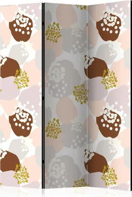 Produktbild von 3-teiliger Einseitiger Vlies Paravent - Stains 135x172 cm Muster f-C-0269-z-b
