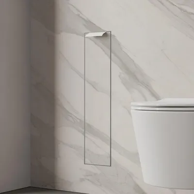 Zdjęcie produktu dla Moduł WC Kronenbach Cube – model do zabudowy, wymiary 15,4 x 65,8 cm, otwieranie drzwi od lewej strony