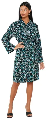 Image de Robe Vero Moda pour femme Salina, coupe ample, longueur au-dessus du genou, taille S