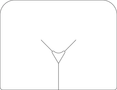 Produktbild von Massageliegen-Gesichtsauflagen aus Spunlace 60 gsm Weiß, 400 x 305 mm, 2000 Stück - Mank