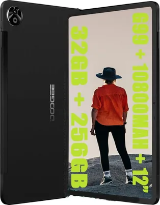 Tablet PC, G99 Octa-Core 32GB RAM + 256GB ROM (TF 2TB), Akku 10800mAh / 18W, 12 Pollici SÜD, 2,4K, Dual 4G LTE/SIM, 16MP + 8MP, Android 13,