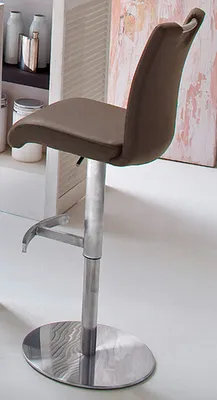 Produktbild von Barhocker Küchenstuhl Tresenhocker Barstuhl Tresenstuhl Küchenhocker "Amiens I" Cappuccino