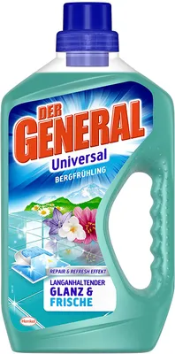 Zdjęcie produktu dla Der General, Uniwersalny srodek czyszczacy, gorska wiosna, 750 ml