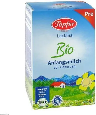 Produktbild von Töpfer Lactana Organic Pre Powder 600 g