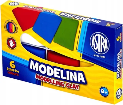 Obrázok produktu pre Školská modelína ASTRA 6 farieb