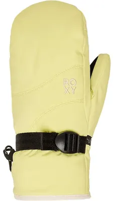 Image de Gants sans doigts Roxy Jetty Solid Jaune M Fille Jaune M