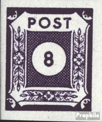 Produktbild von Briefmarken Sowjetische Zone (All.Bes.) 1945 Mi 44III, beschädigtes T (Feld 46) postfrisch Ziffer im Kreis