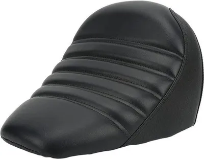 Image de Selle avant confortable pour moto, noire