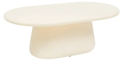 Imagen del producto de Mesa de centro Eazy Living, modelo Élio, color marfil, 110 cm