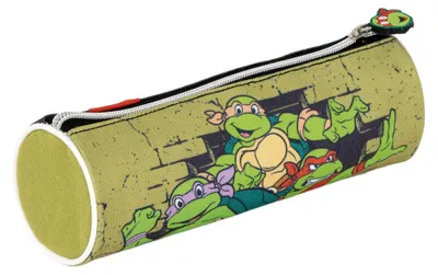 Produktbild von Tortugas Ninja 21x7x7 Cm Mäppchen Grün Mann Grün One Size