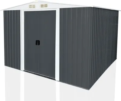 Produktbild von Geräteschuppen Metall Gerätelager Werkzeugschuppen Gerätehaus Gartenhaus SAFE XXL