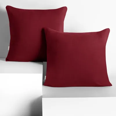 Zdjęcie produktu dla Zestaw Poszewek Bawełna AMBER 80x80 bordo DecoKing