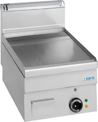 Produktbild von SARO Elektrogrillplatte, glatt, Aufti., 400x600, EFT46L