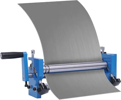 Produktbild von 3-Walzen Rundbiegemaschine Walzenbiegegerät manuell Rohrbiegemaschine Blechbiegemaschine Biegedurchmesser: 30 mm