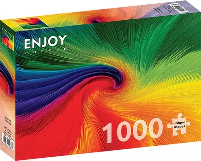 Zdjęcie produktu dla Puzzle 1000 elementów Enjoy – Wirująca tęcza