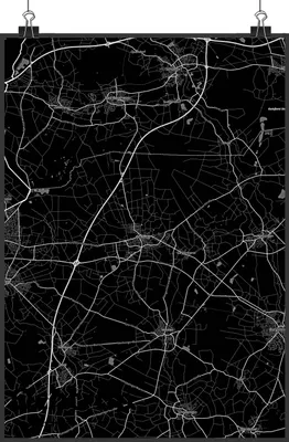 Produktbild von Mr. & Mrs. Panda Bild Ochtrup DIN A4 - Geschenk, Plakat, wanddeko, Posterdruck, drucke, Wandbild, Stadt Dorf Karte Landkarte Map Stadtplan