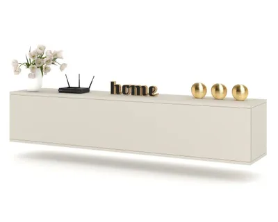 Produktbild von TV-Lowboard Fernsehschrank SIMPLY HÄNGEND Cashmere/Cashmere 160cm