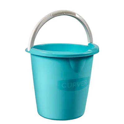 Immagine prodotto di Secchio CURVER 10 L in blu Molokai, plastica, 29,3 x 29,3 x 28 cm