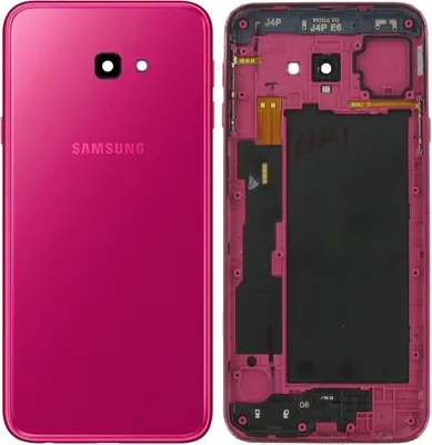 Produktbild von Original Samsung Galaxy J4+ SM-J415 Akkudeckel Backcover Rahmen Pink