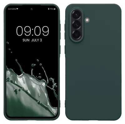 Produktbild von kwmobile Handyhülle für Samsung Galaxy A56 5G Hülle - TPU Case - Kabelloses Laden - Schutzhülle Cover in Blaugrün