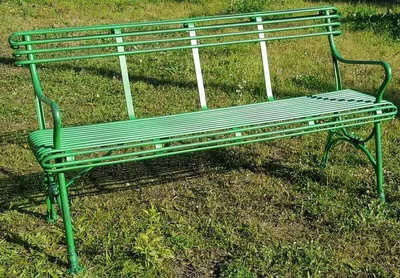 Produktbild von Casa Padrino 3er Gartenbank mit Klauenbeine - Gartenmöbel