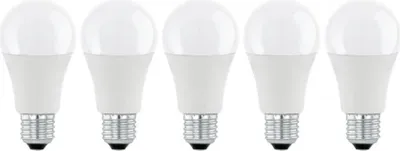 Immagine prodotto di 5 lampadine Eglo LED A60 8,5 W = 60 W E27 opache 806 lm bianco caldo 3000 K