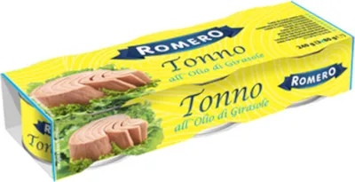 Produktbild von 9 X ROMERO Thunfisch in Sonnenblumenöl GR.80