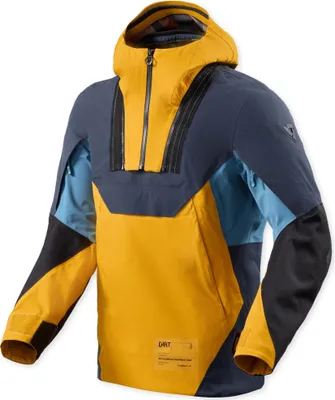 Image de Revit Smock Blackwater 3 H2O veste coupe-vent moto imperméable, jaune/bleu, S