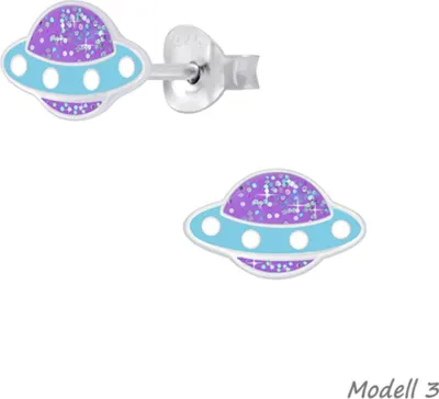 Produktbild von Kinder Ohrringe Silber 925 Ohrstecker Ufo Modell 3