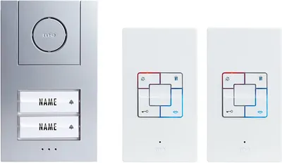 Obrázek produktu pro m-e modern-electronics 41186 Türsprechanlage Kabelgebunden Komplett-Set 2