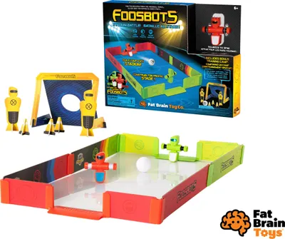 Produktbild von Fat Brain FOOSBOTS STADIUM BATTLE Robo-Fußball mit Stadion-Set