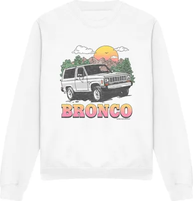 Productafbeelding van Ford - "Bronco In The Mountains" sweatshirt voor heren/dames, uni model, TV32638 (maat L) (wit)
