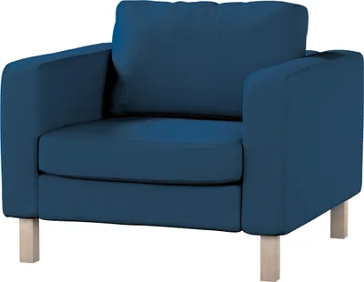 Produktbild von Dekoria Bezug für Karlstad Sessel, marinenblau , Sesselhusse, Karlstad Sessel