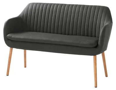 Produktbild von home24 Küchensofa - Webstoff / Massivholz Eiche