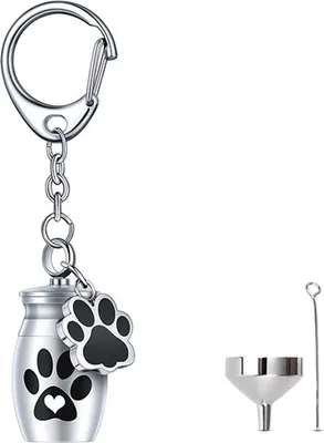 Immagine prodotto di Gancio per urna per cani - sella commemorativa con asvuller e opbergzakje - ricordo per animali domestici