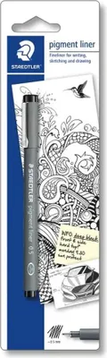 Produktbild von STAEDTLER Feinschreiber  FinelinerFineliner pigment liner 0.5mm black schwarz