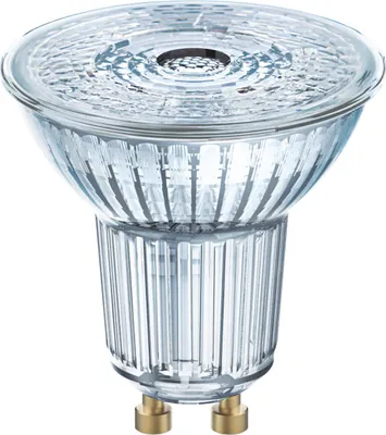 A close-up studio shot of an LED light bulb.