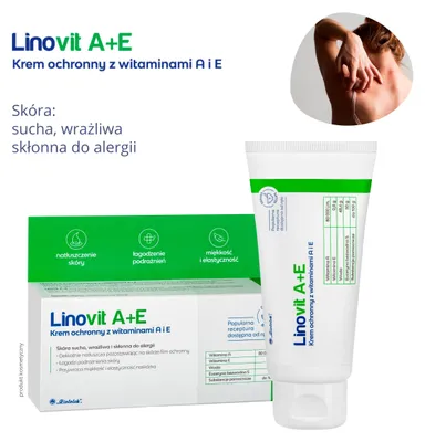 Image de Linovit crème protectrice avec vitamines A+ E 50g