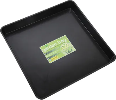 Produktbild von Garland Pflanzschale, quadratisch, Value Square, schwarz, 59 x 59 x 7 cm