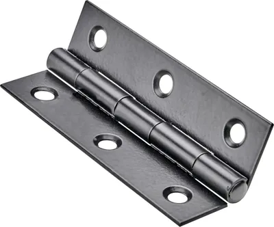Produktbild von Hettich Scharnier Stahl 70 x 35 mm schwarz