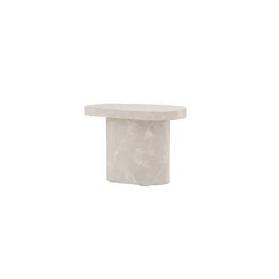 Immagine prodotto di Tavolino angolare Båstad grigio chiaro.