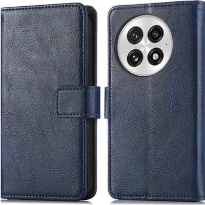 Image de imoshion Luxe Bookcase pour le OnePlus 13 - Bleu foncé