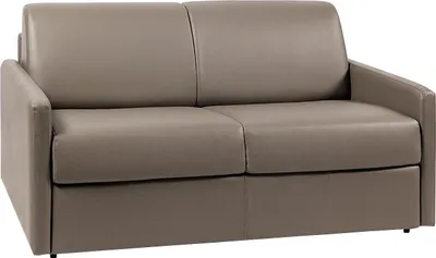 Produktbild von Vente-unique CALIFE, Sofabett, Schlafzimmer, Graubraun, 2 Sitz(e), Graubraun, Kunstleder