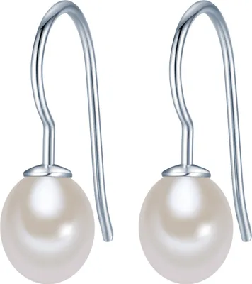 Produktbild von Valero Pearls Perlen-Ohrhänger Sterling Silber Süßwasser-Zuchtperle 00354020