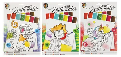 Produktbild von Kreatives Gruppengemälde zum Thema Wasser, 12 Teile.