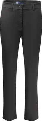 Produktbild von Schwarze Damen-Chino – Slim Fit, 3 Taschen, Stickerei, Ocean Positive